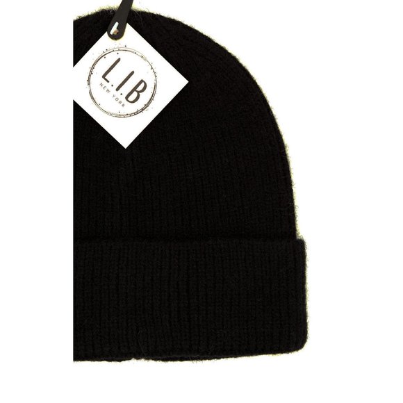 NEW Unisex Neutral Cozy Soft Rib Knit Cuff Classic Beanie Hat Beige Black Gray - Picture 13 of 16